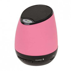 Boxa audio bluetooth mp3/fm/aux quer roz foto