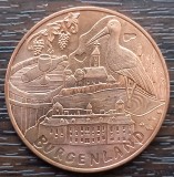 (M1835) MONEDA AUSTRIA - 10 EURO 2015 BURGENLAND, NEUSIEDLERSEE, CUPRU, Europa, Cupru (arama)