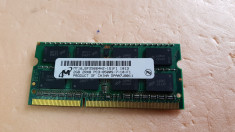 M-113.Memorie Laptop Micron Sodimm DDR3 2 GB 1066 Mhz PC3-8500 MHz foto