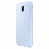 Husa telefon, Pentru Samsung Galaxy J3 (2017) Dual Layer, Albastru, Silicon, Carcasa