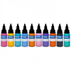 Set Intenze 10 culori Pastel 30ml foto