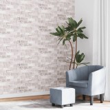 VidaXL Tapet 3D, model cărămidă, gri, 10x0,53 m, nețesut