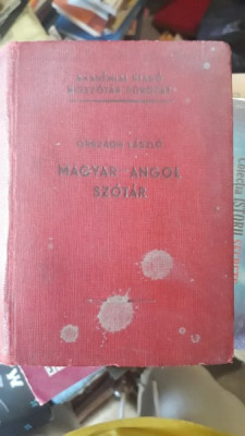 Magyar-Angol Szotar (Dictionar Maghiar-Englez) - Orszagh Laszlo foto