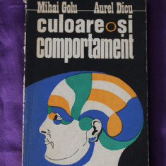 Culoare si comportament - Mihai Golu Aurel Dicu psihologie