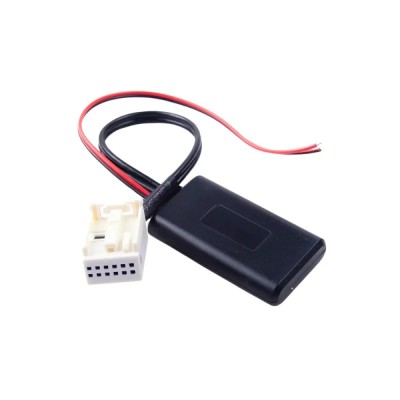 Adaptor AUX 12 Pini Bluetooth BMW E60 E61 E63 E64 E87 E90 foto