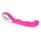 Vibrator Carambit roz cu inel, stimulator orgasmic, cod produs gsv-06