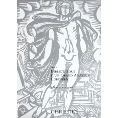 Christie&#039;s, Biblioth&egrave;que d&#039;un grand amateur europ&eacute;en, Mardi 23 mai 2006