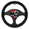 Husa volan Comfort Black, material textil diametru 37-39cm AutoDrive ProParts