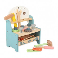 Jucarie educativa din lemn tip Banc de lucru Mini Tool Bench - LL-84