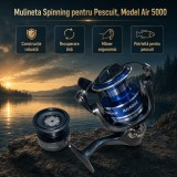 Mulineta Spinning pentru Pescuit, Model Air 5000