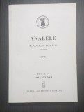 ANALELE ACADEMIEI ROMANE - ANUL 145 - 2011 - SERIA A V A - VOLUMUL XXII