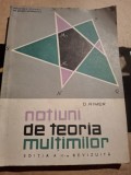 NOTIUNI DE TEORIA MULTIMILOR - D. RIMER