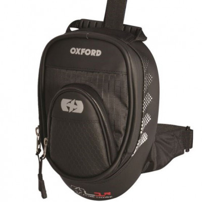 Borseta Picior Moto Oxford L1R Leg Bag Negru 1L Marimea OS OL239 foto