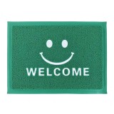 Covoras Intrare Tip-lufa - 38x58cm / Welcome Verde Hapy