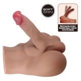 Masturbator Ryhne Penis Bendable si Anus, LifeLike Material, Natural, 24.6 cm
