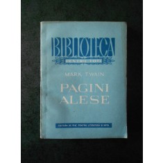 Mark Twain - Pagini alese