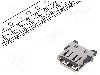 Conector USB A, versiune USB 2.0, orizontala, GCT - USB1055-GF-L-A