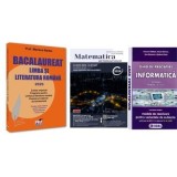 Pachet Bacalaureat 2026. Limba si literatura romana, Matematica pe intelesul tuturor 2026. M-mate-info, M-stiintele naturii si Informatica. Ghid de pr