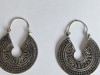 Cercei din argint vintage, diametru 4 cm, greutate 14.65 gr, stare buna