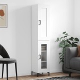 VidaXL Dulap &icirc;nalt, alb, 34,5x34x180 cm, lemn prelucrat