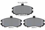 Set placute frana TEXTAR 2436901