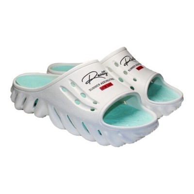 Papuci/slapi pentru femei, spuma EVA, alb si turcoaz, marimea 41, Jose Amorales GartenVIP DiyLine foto