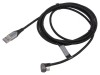 Cablu USB 2.0 USB-A la USB-C 2m Nichelat Unghiular, Vention