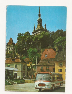 RF8 -Carte Postala- Sighisoara, vedere spre Cetate, necirculata foto