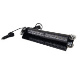 Girofar stroboscopic 2x6LED cu ventuze pentru parbriz interior 12/24V - Galben S8965, Cridem