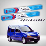 Cumpara ieftin Ștergătoare Renault Kangoo I MPV 1997-2007 | Set Față Flat Premium &ndash; TeamCar&reg;