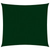 VidaXL Parasolar, verde &icirc;nchis, 3,6x3,6 m, țesătură oxford, pătrat