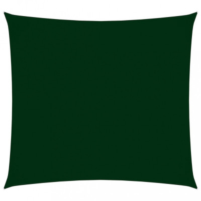 vidaXL Parasolar, verde &amp;icirc;nchis, 3,6x3,6 m, țesătură oxford, pătrat foto