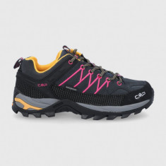 CMP pantofi RIGEL LOW WMN TREKKING SHOES WP femei, culoarea albastru marin