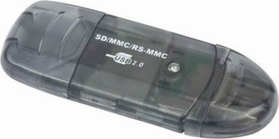 CARD READER extern GEMBIRD, interfata USB 2.0, citeste/scrie: SD, MMC, RS-MMC; plastic, negru-transparent, &amp;quot;FD2-SD-1&amp;quot; (timbru verde 0.03 lei) foto