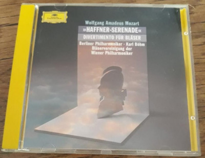 CD Mozart - Karl B&amp;ouml;hm &amp;lrm;&amp;ndash; Haffner Serenade / Wind Divertimento foto