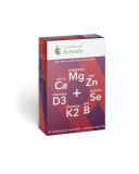 Ca+Mg+Zn+D3+Se, 30 comprimate masticabile, Laboratoarele Remedia