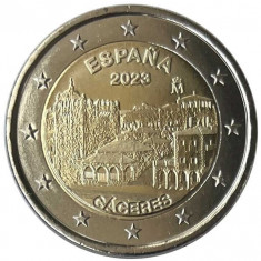 SPANIA moneda de 2 euro comemorativa 2023 - Cáceres, UNC