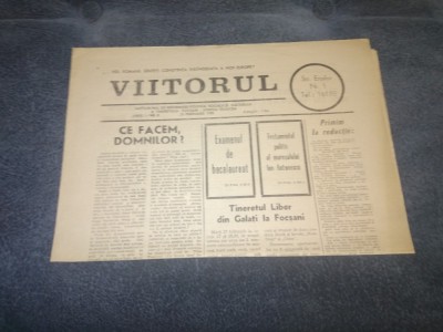 ZIARUL VIITORUL 24 FEBRUARIE 1990 FOCSANI foto