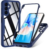 Cumpara ieftin Husa Samsung Galaxy A16 4G A16 5G 360 grade silicon TPU transparenta Albastru, Techsuit