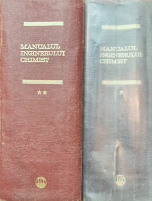 Manualul Inginerului Chimist Vol.1-2 - Colectiv ,555426 foto