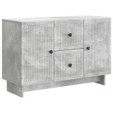 vidaXL Bufet cu sertar Gri Beton 89 x 34,5 x 60 cm Lemn prelucrat 893968