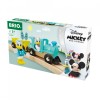 Brio Tren Donald si Daisy Disney, Locomotiva cu Aburi, Figurine Donald &amp; Daisy, Compatibil Brio World