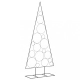 Cumpara ieftin Brad de Craciun din metal pentru decor, negru, 180 cm