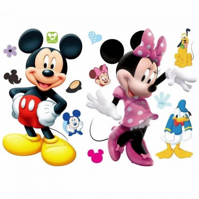 STICKER PERETE tapet desene pe pereti DISNEY camera copii Mickey Mouse 70&amp;times;50 cm foto