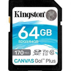 Card de memorie Kingston SDXC CANVAS GO PLS 64GB CL10 UHS-I