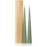 Ester &amp; erik cone candles green soil (no. 70) lumanare 2x37 cm