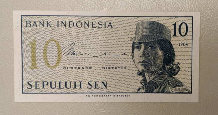 Indonezia - 10 Sen (1964) s336