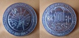 Un secol de la infiintarea Serviciului Meteorologic din Romania - varianta din aluminiu - medalie rara