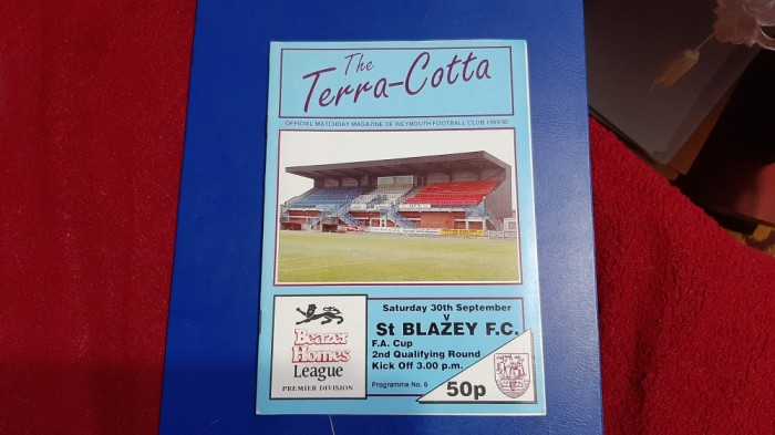 program Weymouth FC - St Blazey FC