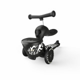 Trotineta copii cu sezut transformabila 2in1 Scoot Ride HighwayKick 1 Lifestyle Zebra 1-5 ani